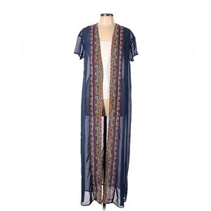 Long sheer coverup/kimono